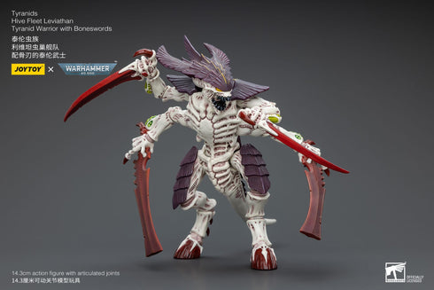 JOYTOY Warhammer 40K Tyranids Hive Fleet Leviathan Tyranid Warrior with Boneswords Action Figure