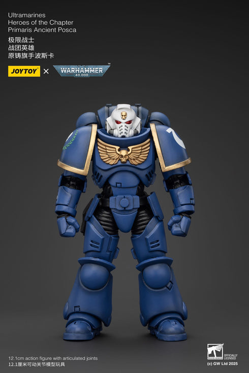 JOYTOY Warhammer 40K Ultramarines Heroes of the Chapter Primaris Ancient Posca Action Figure