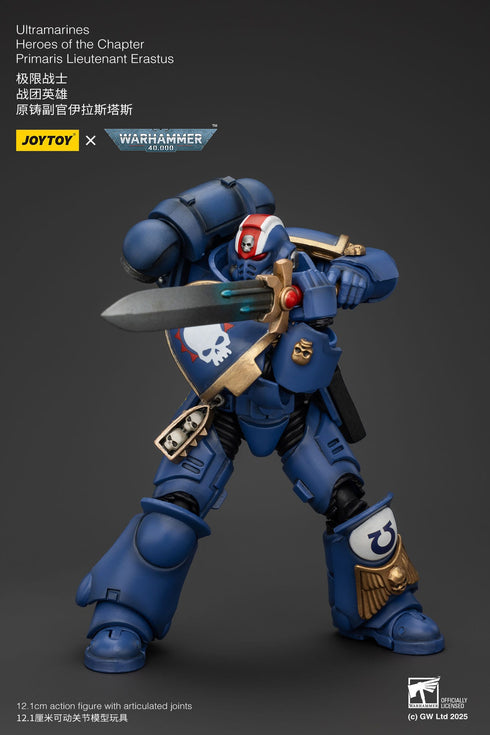 JOYTOY Warhammer 40K Ultramarines Heroes of the Chapter Primaris Lieutenant Erastus Action Figure