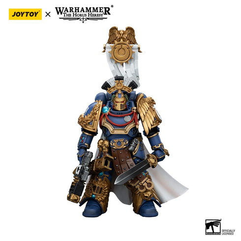 JOYTOY Warhammer 40K Ultramarines Legion Praetor with Power Sword and Volkite Serpenta 1/18 Action Figure