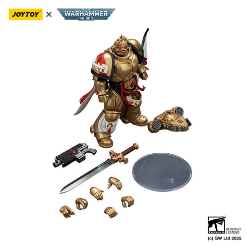 JOYTOY Warhammer 40,000 Combat Patrol Blood Angels Captain with Heavy Bolt Pistol & Power Sword Action Figure