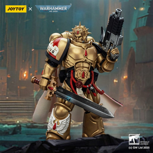 JOYTOY Warhammer 40,000 Combat Patrol Blood Angels Captain with Heavy Bolt Pistol & Power Sword Action Figure