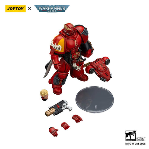 JOYTOY Warhammer 40,000 Combat Patrol Blood Angels Captain with Inferno Pistol & Power Fist Action Figure