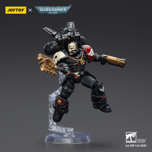 JOYTOY Warhammer 40,000 Combat Patrol Blood Angels Lemartes With Jump Pack Blood Crozius and Absolver Bolt Pistol Action Figure