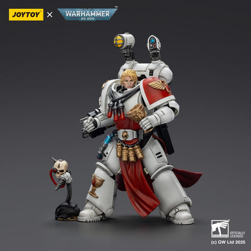 JOYTOY Warhammer 40,000 Combat Patrol Blood Angels anguinary Priest with Heavy Bolt Pistol Chainsword and Narthecium Action Figure