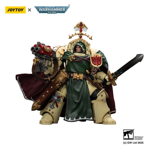 JOYTOY Warhammer 40,000 Dark Angels Belial Grand Master of The Deathwing With the Sword of Silence and Storm Bolter Action Figure