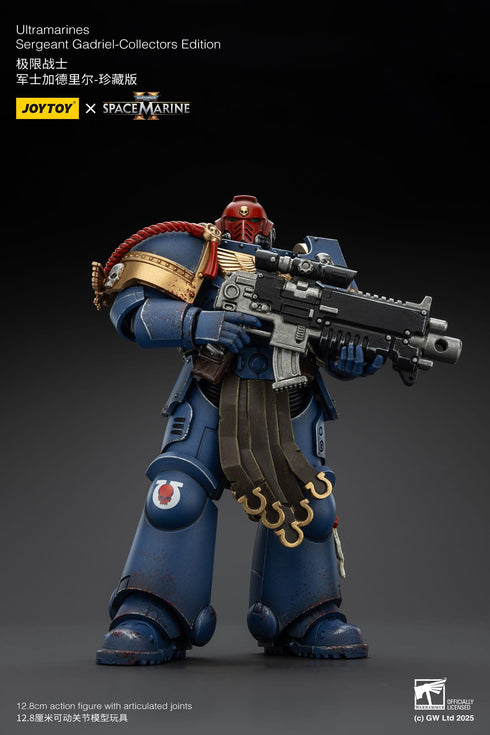 JOYTOY Warhammer 40,000: Space Marine 2 Ultramarines Sergeant Gadriel Action Figure
