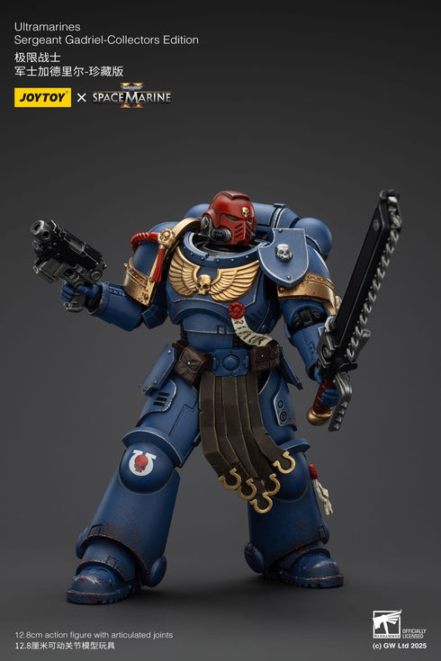 JOYTOY Warhammer 40,000: Space Marine 2 Ultramarines Sergeant Gadriel Action Figure
