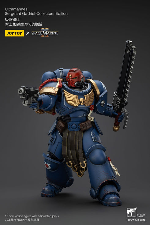JOYTOY Warhammer 40,000: Space Marine 2 Ultramarines Sergeant Gadriel Action Figure