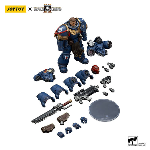 JOYTOY Warhammer 40,000: Space Marine 2 Ultramarines Sergeant Gadriel Action Figure