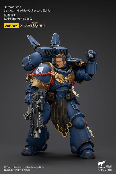 JOYTOY Warhammer 40,000: Space Marine 2 Ultramarines Sergeant Gadriel Action Figure