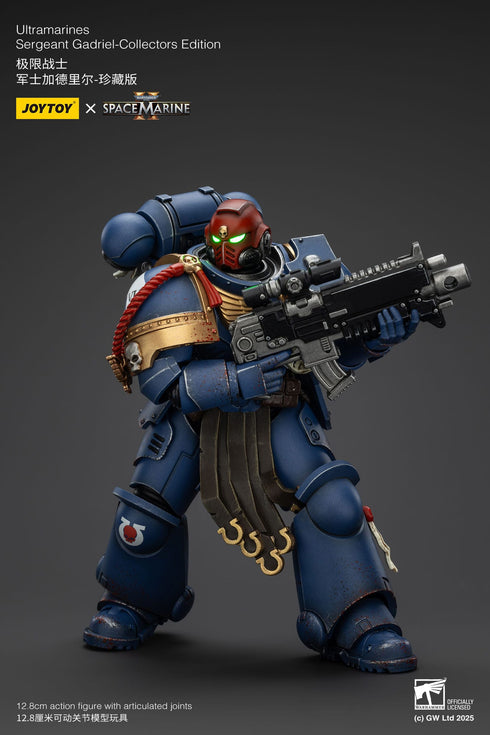JOYTOY Warhammer 40,000: Space Marine 2 Ultramarines Sergeant Gadriel Action Figure