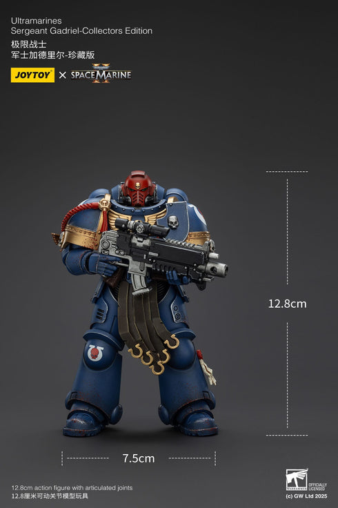 JOYTOY Warhammer 40,000: Space Marine 2 Ultramarines Sergeant Gadriel Action Figure