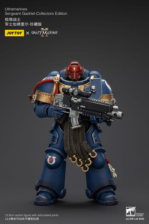 JOYTOY Warhammer 40,000: Space Marine 2 Ultramarines Sergeant Gadriel Action Figure