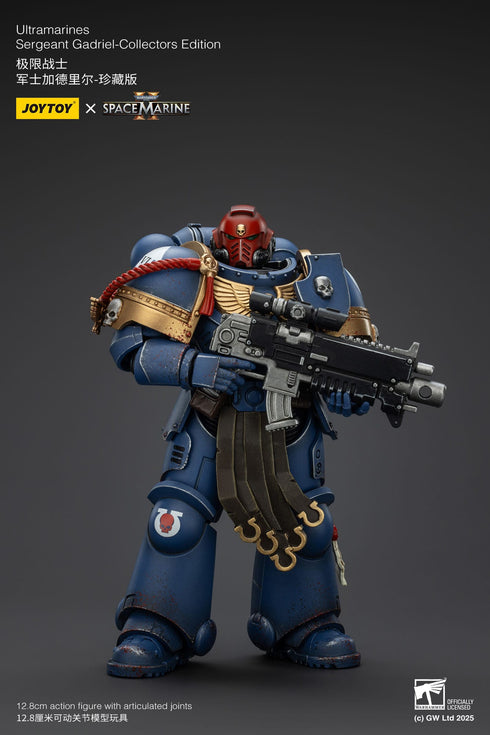 JOYTOY Warhammer 40,000: Space Marine 2 Ultramarines Sergeant Gadriel Action Figure