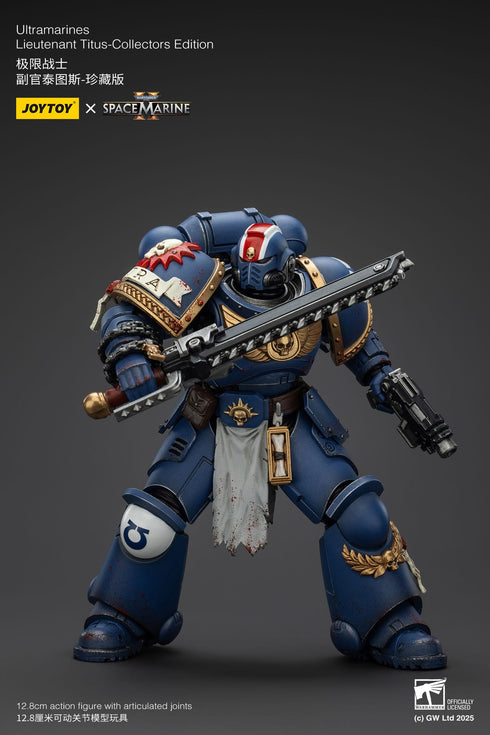 JOYTOY Warhammer 40,000: Space Marine 2 Lieutenant Titus Collectors Edition Action Figure