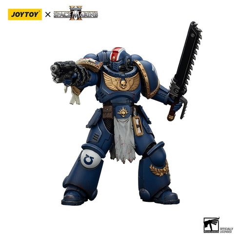 JOYTOY Warhammer 40,000: Space Marine 2 Lieutenant Titus Collectors Edition Action Figure