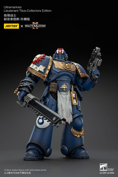 JOYTOY Warhammer 40,000: Space Marine 2 Lieutenant Titus Collectors Edition Action Figure