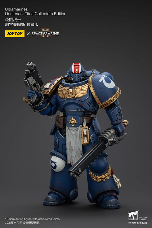 JOYTOY Warhammer 40,000: Space Marine 2 Lieutenant Titus Collectors Edition Action Figure