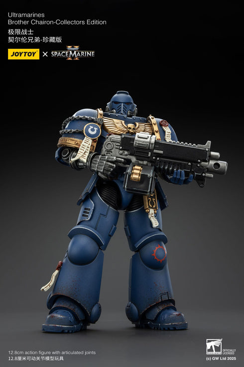 JOYTOY Warhammer 40,000: Space Marine 2 Ultramarines Brother Chairon Collectors Edition Action Figure