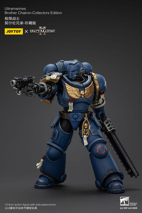 JOYTOY Warhammer 40,000: Space Marine 2 Ultramarines Brother Chairon Collectors Edition Action Figure