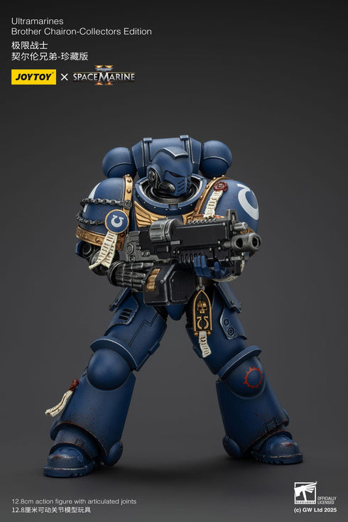 JOYTOY Warhammer 40,000: Space Marine 2 Ultramarines Brother Chairon Collectors Edition Action Figure