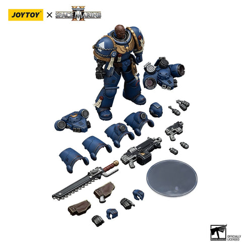 JOYTOY Warhammer 40,000: Space Marine 2 Ultramarines Brother Chairon Collectors Edition Action Figure