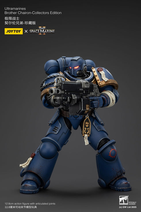 JOYTOY Warhammer 40,000: Space Marine 2 Ultramarines Brother Chairon Collectors Edition Action Figure