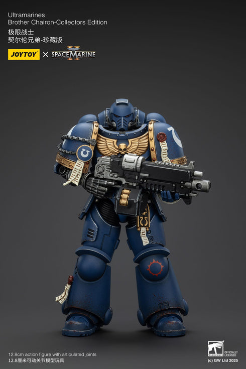 JOYTOY Warhammer 40,000: Space Marine 2 Ultramarines Brother Chairon Collectors Edition Action Figure