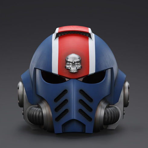JOYTOY Warhammer 40,000: Space Marine 2 Ultramarines Lieutenant Titus Helmet 1/1 Prop Replica