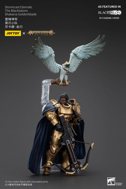 JOYTOY Warhammer Age of Sigmar Stormcast Eternals The Blacktalons Shakana Goldenblade Action Figure
