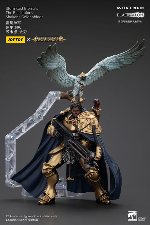 JOYTOY Warhammer Age of Sigmar Stormcast Eternals The Blacktalons Shakana Goldenblade Action Figure