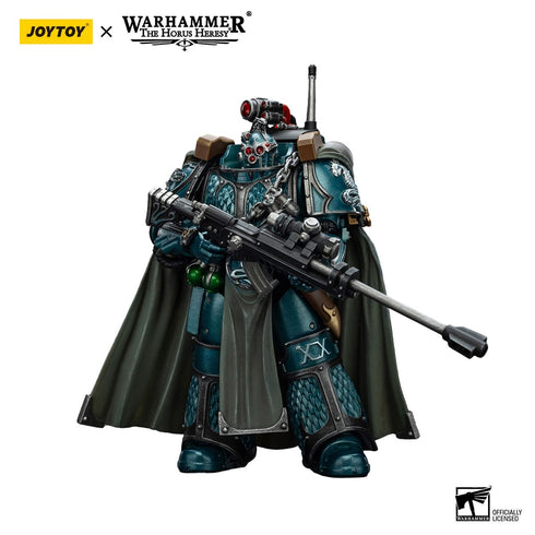 JOYTOY Warhammer The Horus Heresy Alpha Legion Exodus The One who is Many With Sniper Rifle And Power Dagger Action Figure