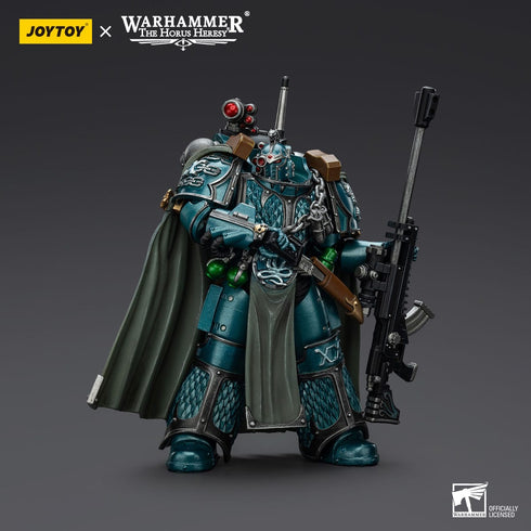 JOYTOY Warhammer The Horus Heresy Alpha Legion Exodus The One who is Many With Sniper Rifle And Power Dagger Action Figure