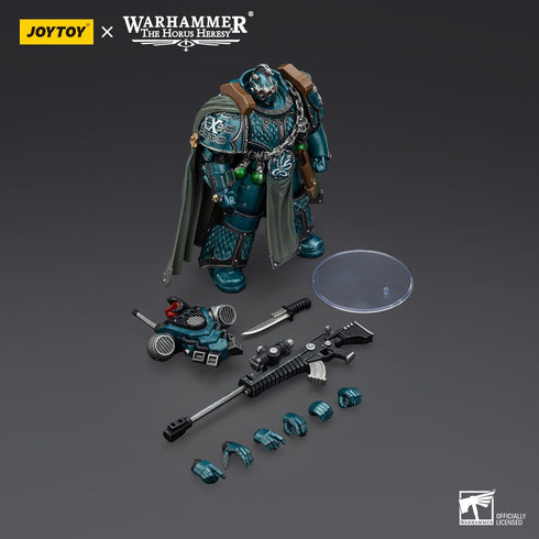 JOYTOY Warhammer The Horus Heresy Alpha Legion Exodus The One who is Many With Sniper Rifle And Power Dagger Action Figure