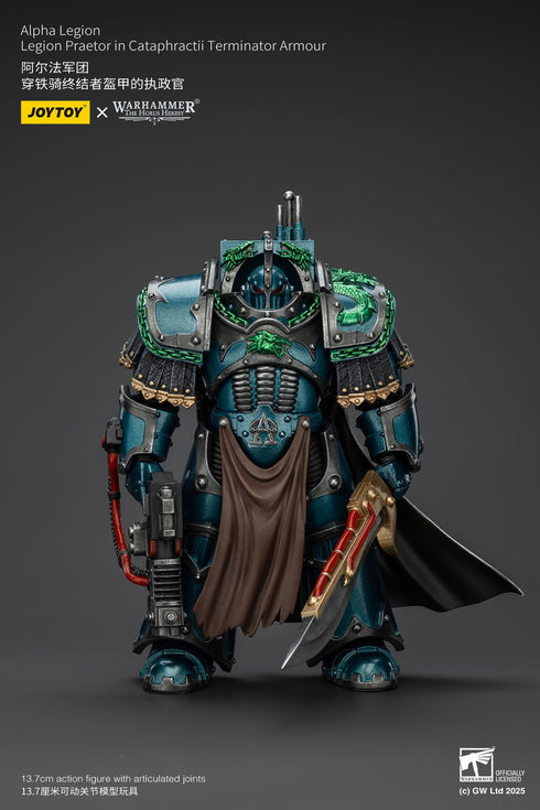 JOYTOY Warhammer The Horus Heresy Alpha Legion Legion Praetor in Cataphractii Terminator Armour Action Figure