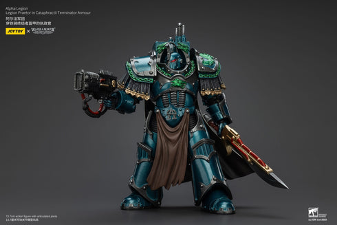 JOYTOY Warhammer The Horus Heresy Alpha Legion Legion Praetor in Cataphractii Terminator Armour Action Figure