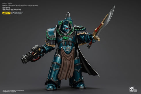 JOYTOY Warhammer The Horus Heresy Alpha Legion Legion Praetor in Cataphractii Terminator Armour Action Figure