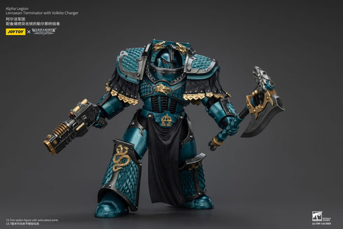 JOYTOY Warhammer The Horus Heresy Alpha Legion Lernaean Terminator with Volkite Charger Action Figure