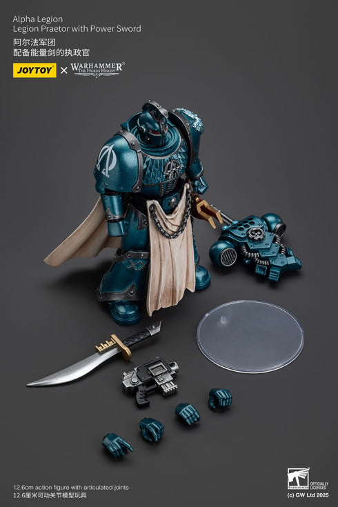 JOYTOY Warhammer The Horus Heresy Alpha Legion Praetor with Power Sword Action Figure