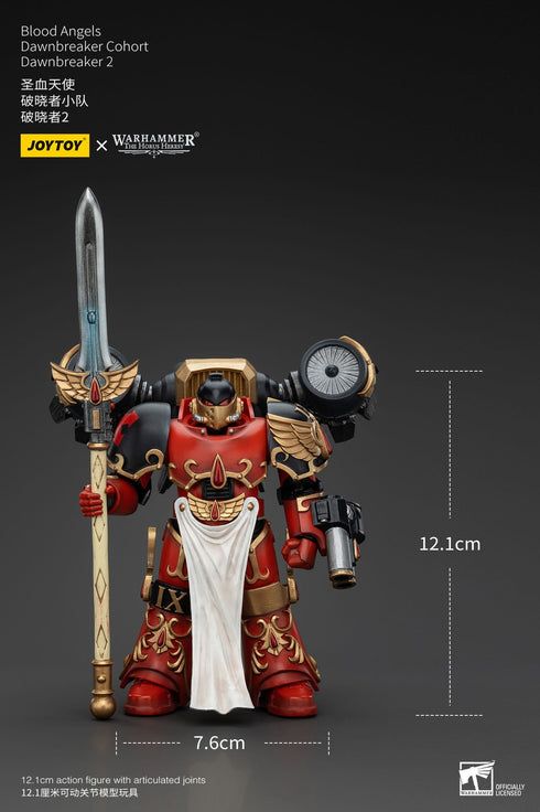 JOYTOY Warhammer The Horus Heresy Blood Angels Dawnbreaker Cohort Dawnbreaker 2 1/18 Action Figure