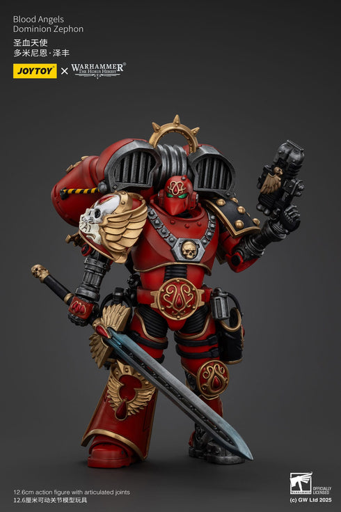 JOYTOY Warhammer The Horus Heresy Blood Angels Dominion Zephon Action Figure