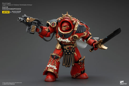 JOYTOY Warhammer The Horus Heresy Blood Angels Legion Praetor in Tartaros Terminator Armour 1/18 Action Figure