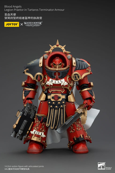 JOYTOY Warhammer The Horus Heresy Blood Angels Legion Praetor in Tartaros Terminator Armour 1/18 Action Figure