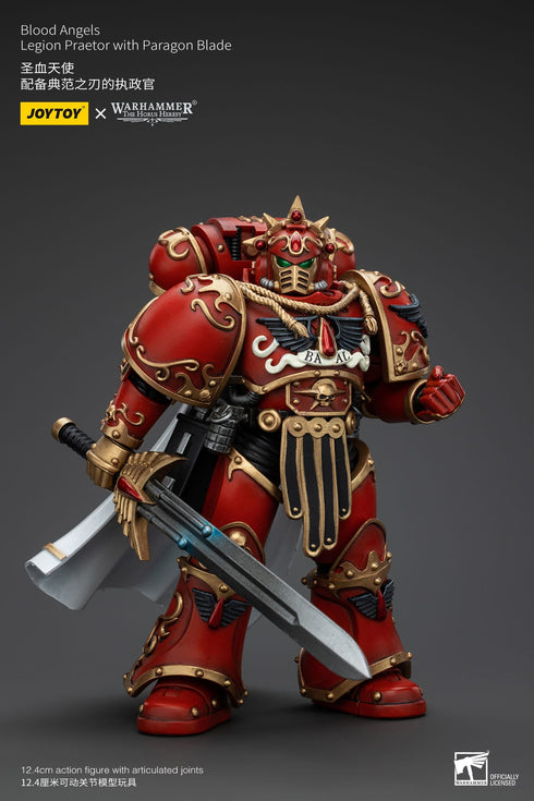 JOYTOY Warhammer The Horus Heresy Blood Angels Legion Praetor with Paragon Blade 1/18 Action Figure