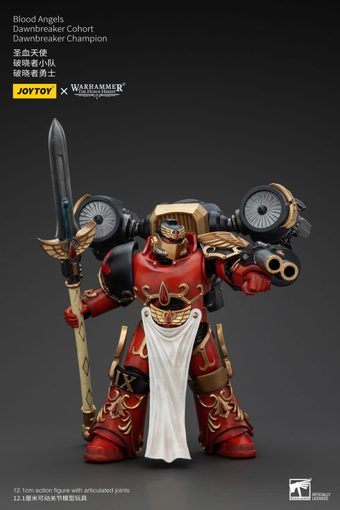 JOYTOY Warhammer The Horus Heresy Blood Angels Raldoron First Captain of the Blood Angels 1/18 Action Figure