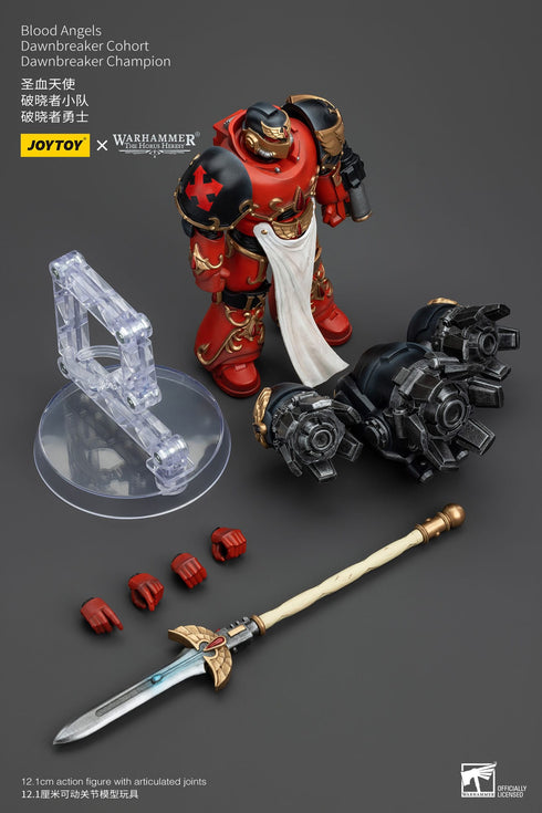 JOYTOY Warhammer The Horus Heresy Blood Angels Raldoron First Captain of the Blood Angels 1/18 Action Figure