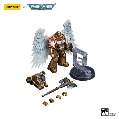 JOYTOY Warhammer The Horus Heresy Blood Angels Sanguinary Guard with Encarmine Axe 1/18 Action Figure