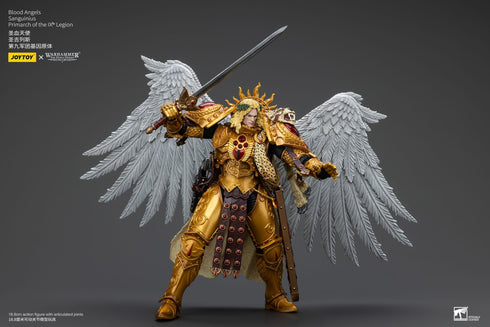 JOYTOY Warhammer The Horus Heresy Blood Angels Sanguinius Primarch of the IXth Legion 1/18 Action Figure
