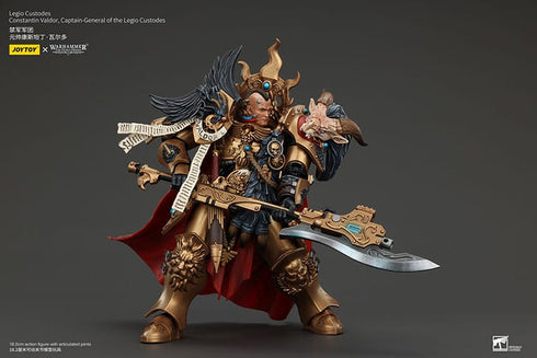 JOYTOY Warhammer The Horus Heresy Legio Custodes Constantin Valdor Captain-General of the Legio Custodes Action Figure
